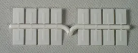 #50005 - Mud Flaps - Plastic-White (Pkg. 16)