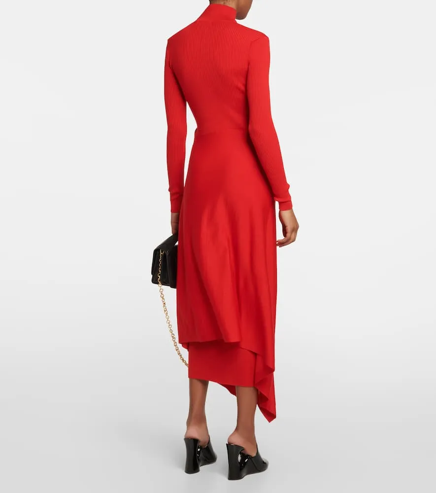 Alaia Cashmere and silk midi dress
