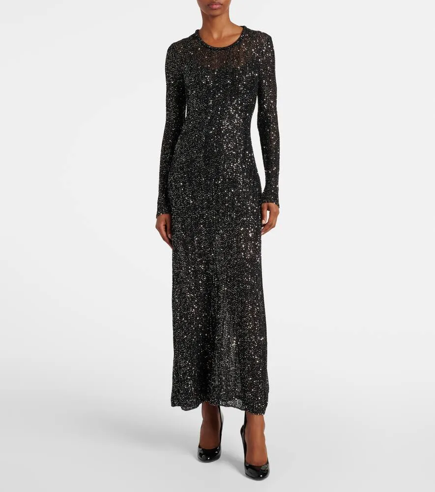 Alaia Sequined midi dress