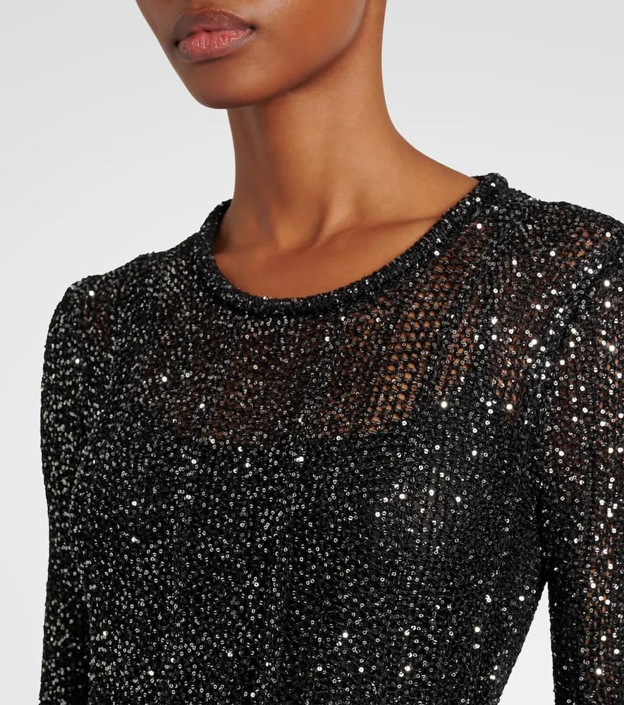 Alaia Sequined midi dress