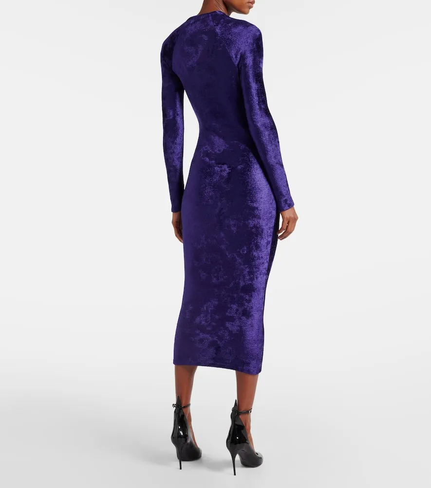Alaia Velvet maxi dress