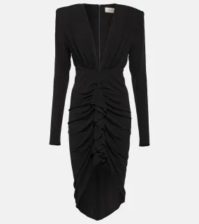 Alexandre Vauthier Draped jersey midi dress