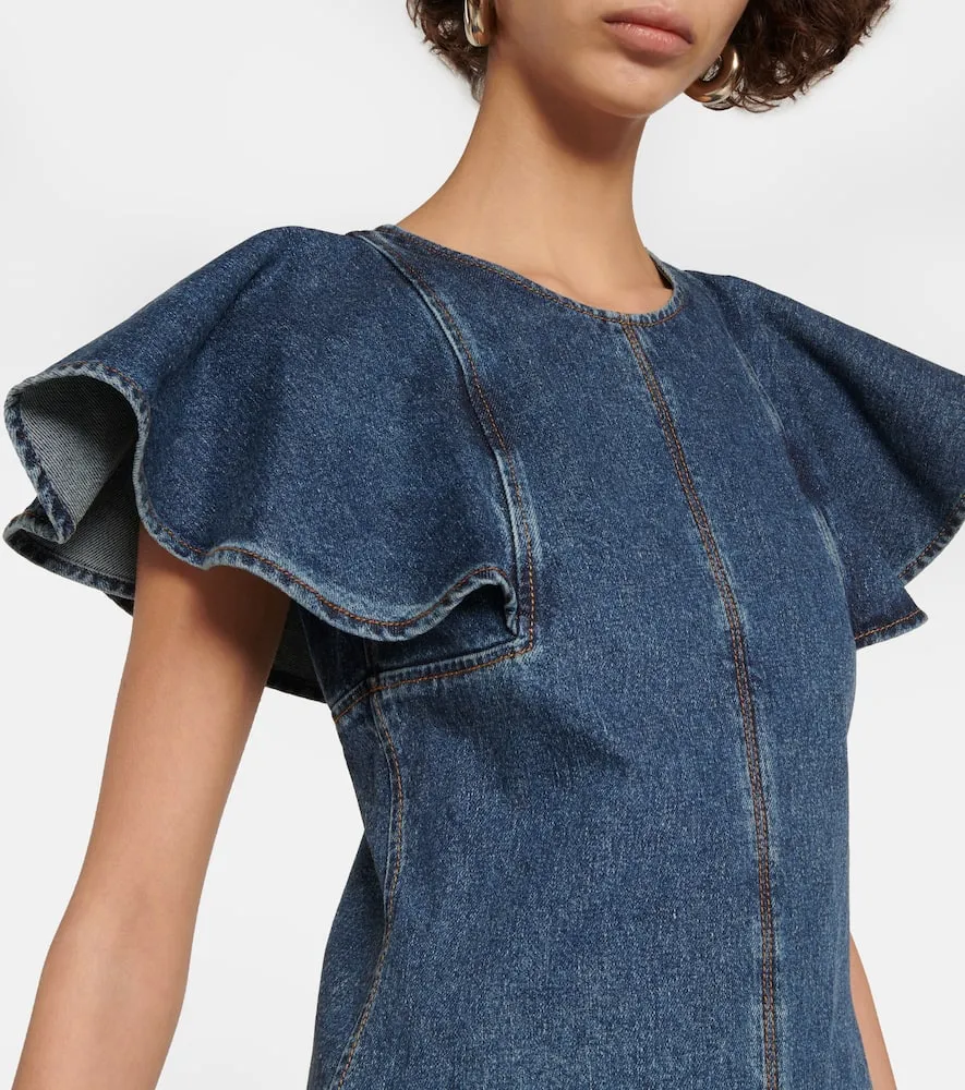 Chloe Denim midi dress