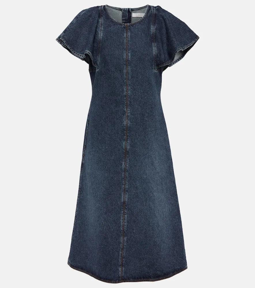 Chloe Denim midi dress