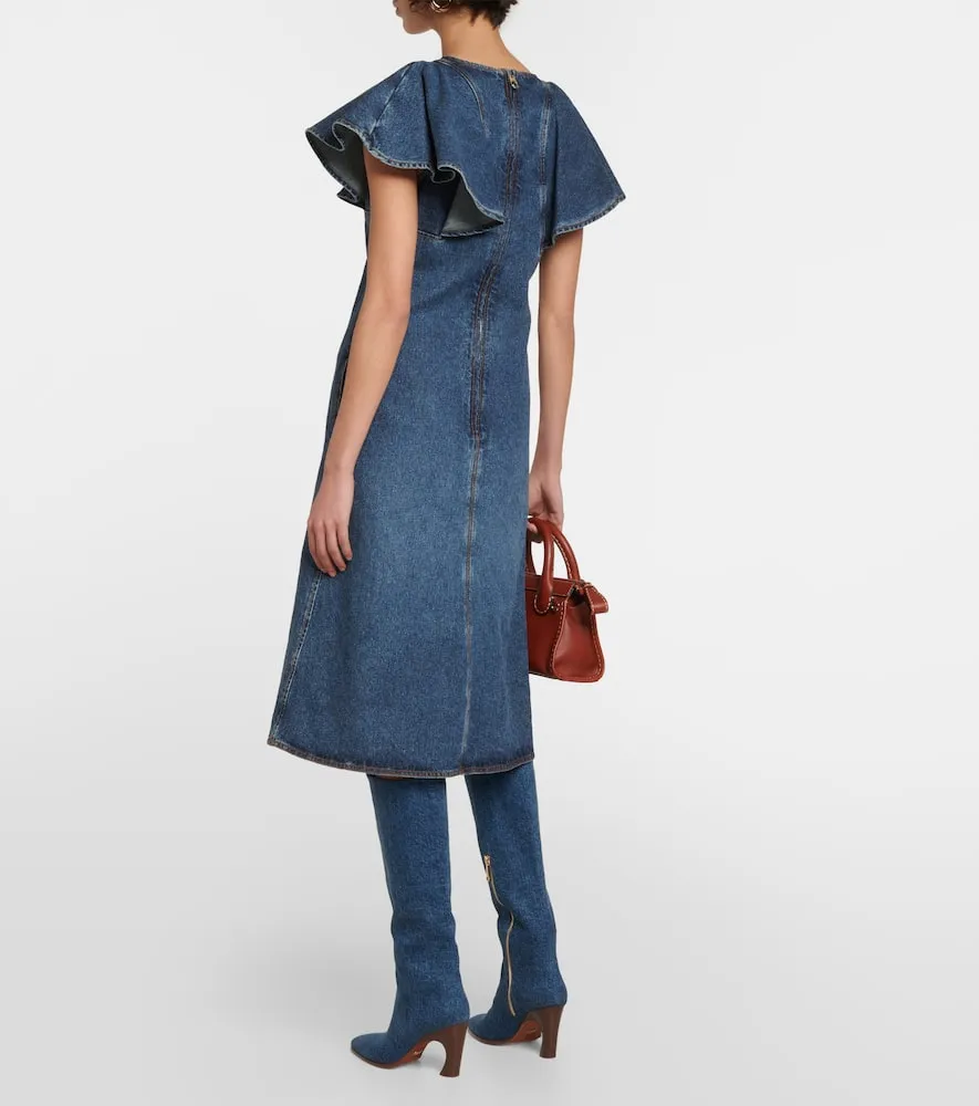 Chloe Denim midi dress