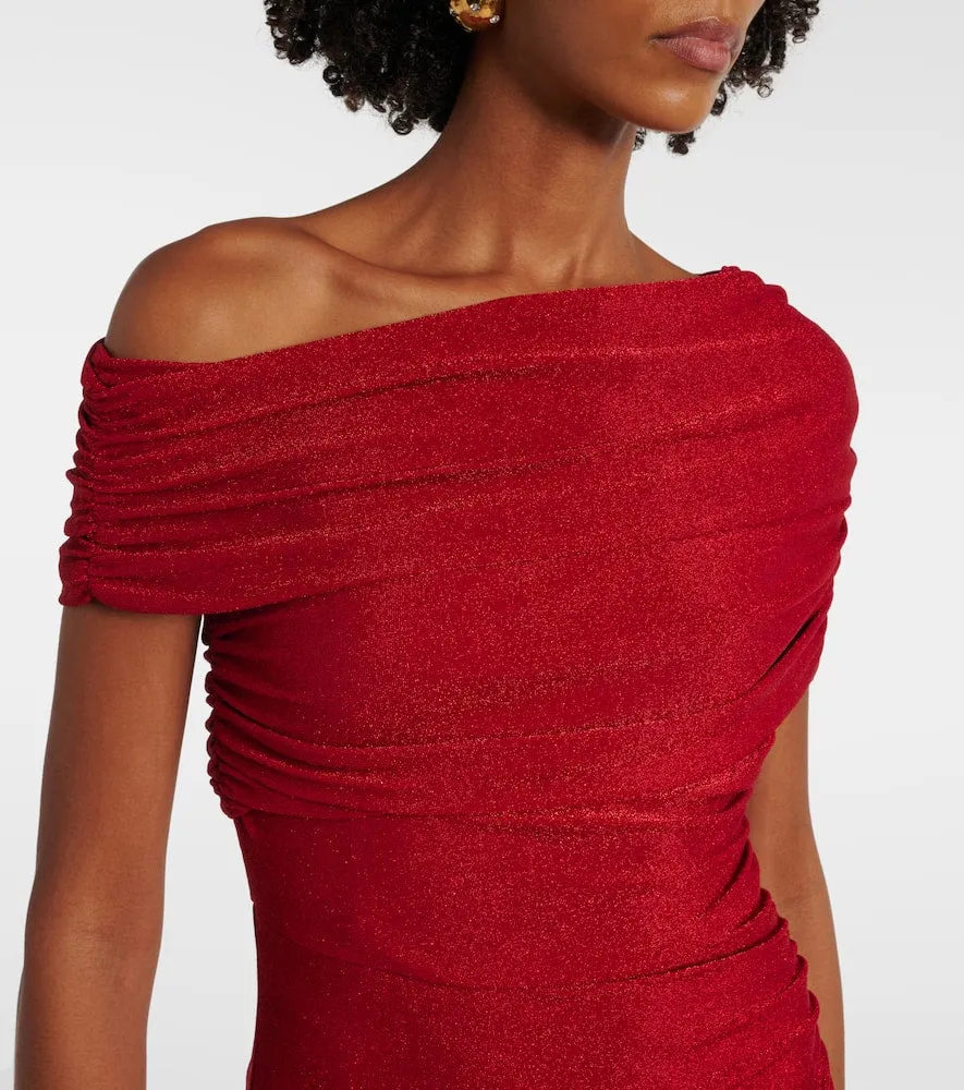 Diane von Furstenberg Agustin lam√É¬© midi dress