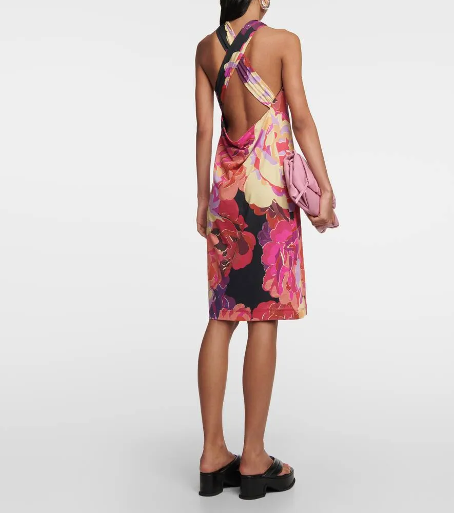 Dries Van Noten Floral cotton midi dress