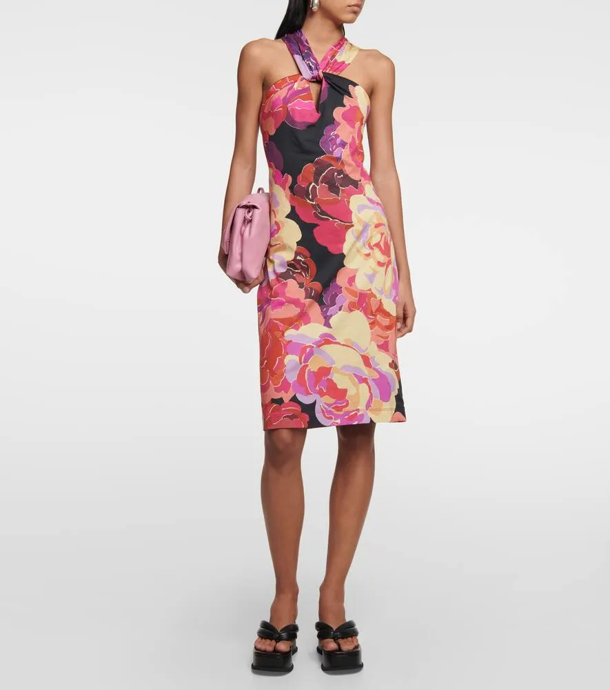 Dries Van Noten Floral cotton midi dress