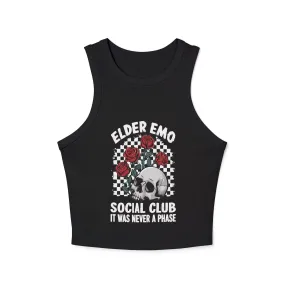 Elder Emo Social Club Racerback Tank