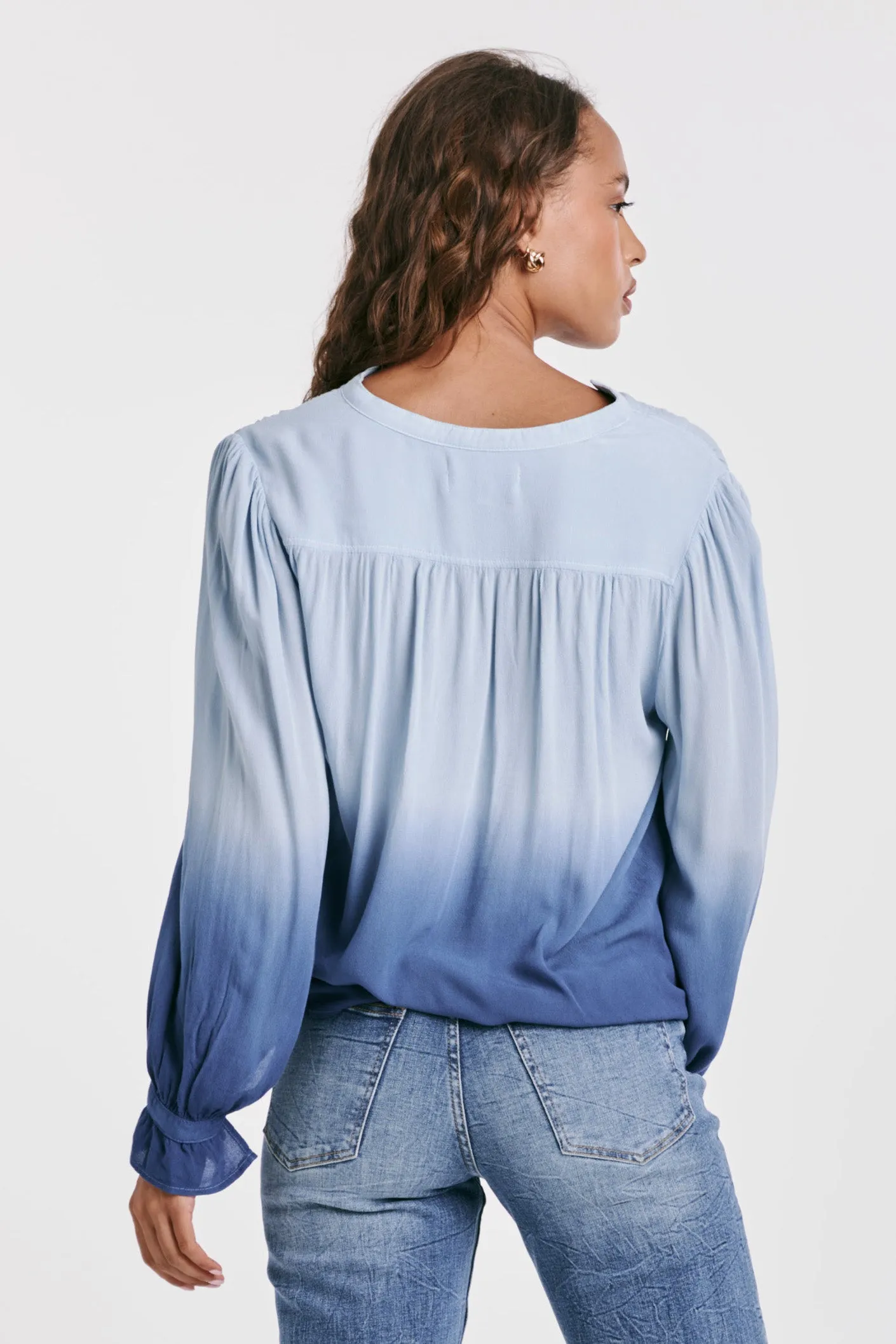 Peony V-Neck Blouse - FINAL SALE