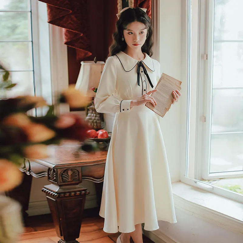Peter Pan Bow Midi Dresses