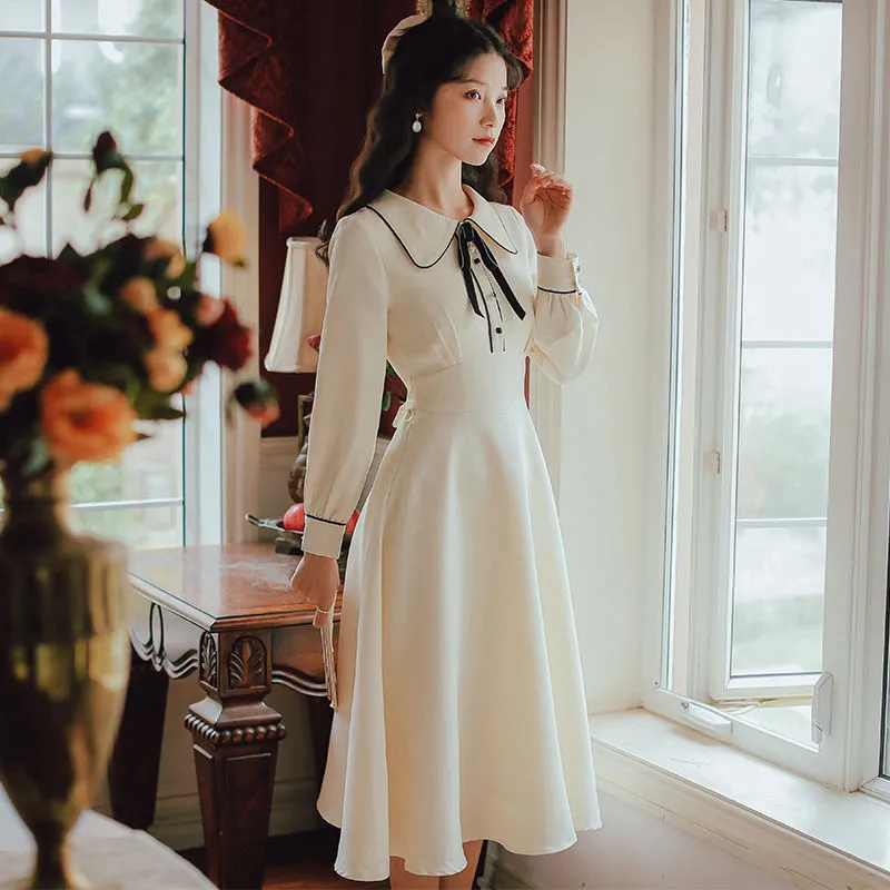 Peter Pan Bow Midi Dresses