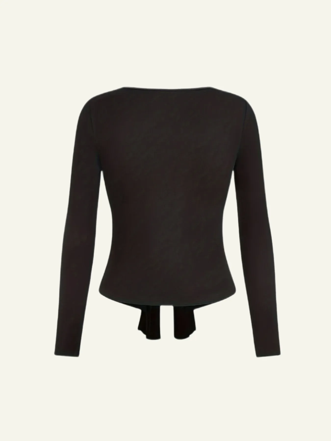 Twist V-neck Long Sleeve Top