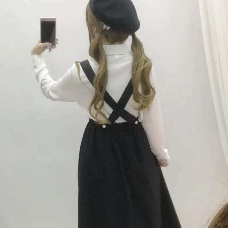 Whisper Suspender Mori Dress